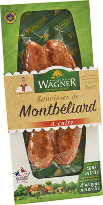 Saucisse de Montbéliard crue IGP 2x125g