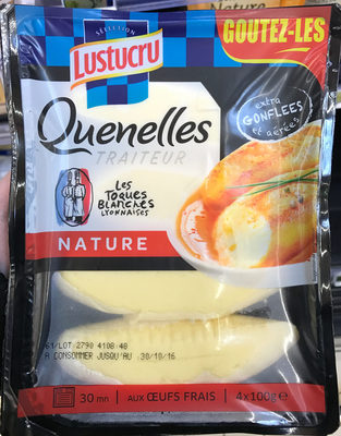 Lustucru quenelles traiteur nature 400g