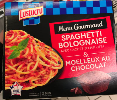 Menu Gourmand Spaghetti Bolognaise & Moelleux au Chocolat