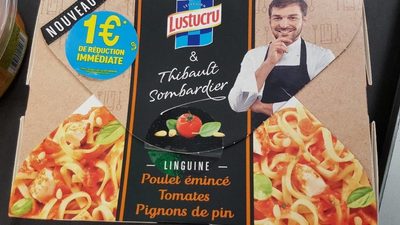 Linguine Poulet Emincé Tomates Pignons de Pin