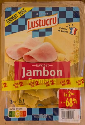 Ravioli jambon fromage (Lot de 2)