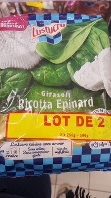 Girasoli ricotta épinard
