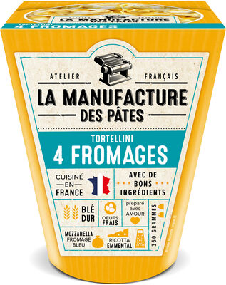 La manufacture des pates box tortellini 4 fromages 360g