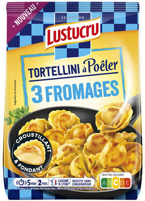 Lustucru tortellini a poeler 3 fromages 300g