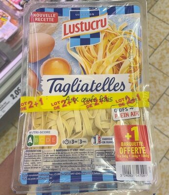 Tagliatelles aux œufs frais
