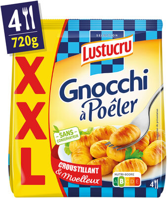 Lustucru gnocchi a poêler format xxl 720g