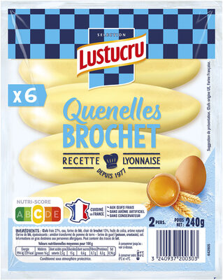 Lustucru quenelles brochet 6x40g