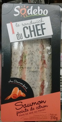 Le sandwichs du Chef - Saumon pointe de citron