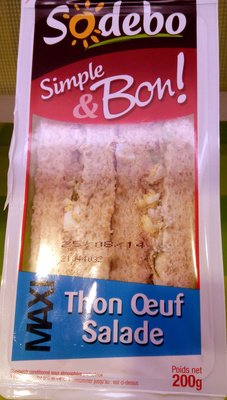 Maxi Thon Oeuf Salade