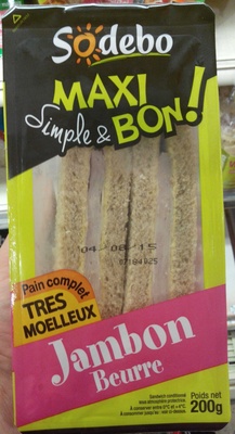 Maxi Simple & Bon! Jambon Beurre