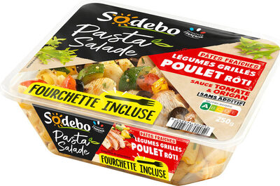 Pasta salade poulet légumes