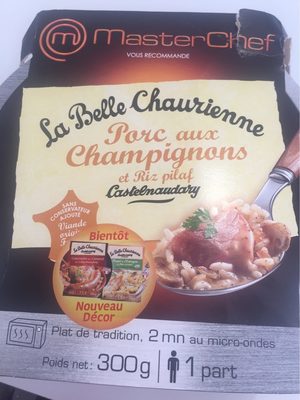 Porc aux champignons et riz pilaf