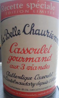 Cassoulet gourmand aux 3 viandes