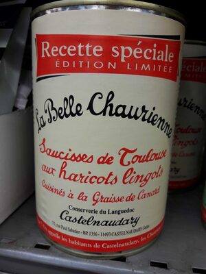 Saucisses de Toulouse aux haricots lingots