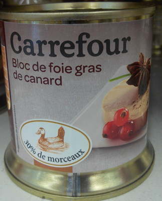 Bloc de foie gras de canard