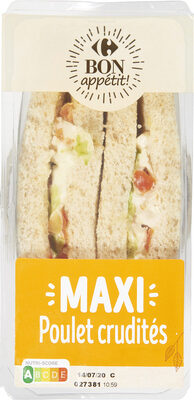MAXI Poulet rôti crudités