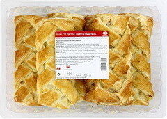 Feuilletés tressés JAMBON EMMENTAL
