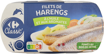 Filets de harengs fumés doux