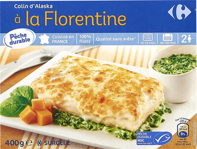 Colin d'Alaska à la Florentine, Surgelé