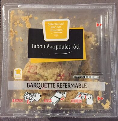 Taboulé au poulet Émincés de poulet rôti et menthe