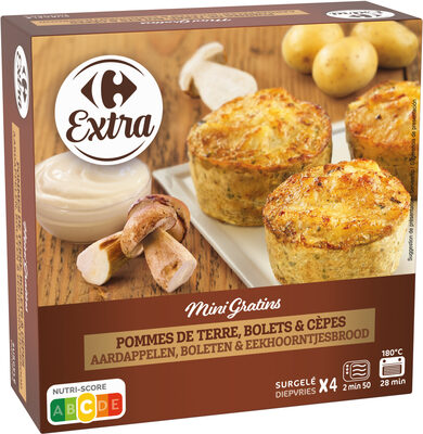Mini Gratins Pommes de terre, bolets & cèpes