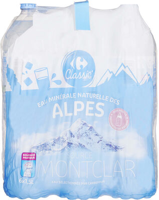 Eau minerale naturelle des alpes
