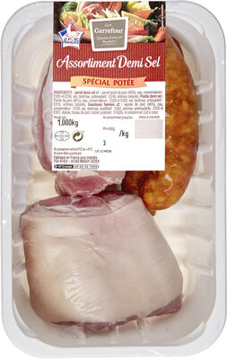 Assortiment demi sel spécial potéele porc français