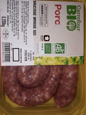 Saucisse Brasse Bio