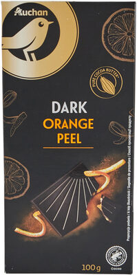AUCHAN Noir écorces d'oranges