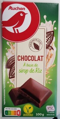 Chocolat Vegan à base de sirop de Riz
