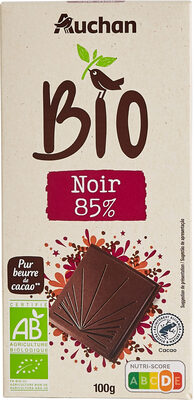 85% noir pur beurre de cacao