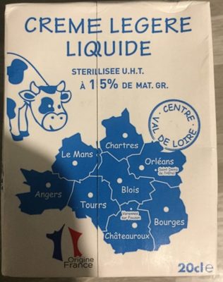 Crème liquide légère