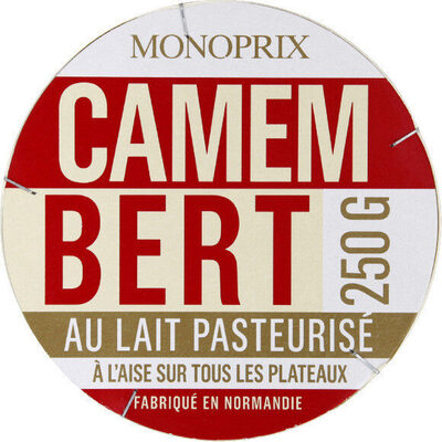 Camembert au lait pasteurisé