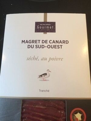 Magret de canard du Sud-Ouest séché au poivre