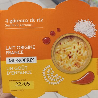 Gâteau de riz au caramel