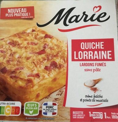 Quiche Lorraine sans pâte