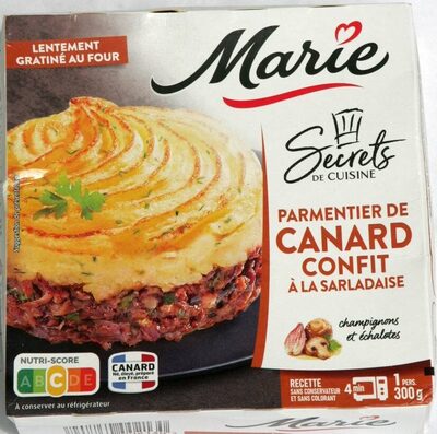 Parmentier de canard confit à la sarladaise