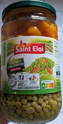 Petits pois et jeunes carottes extra fins à l'étuvée