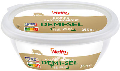 BEURRE GASTRO 1/2 SEL BARQUETTE 250g origine France