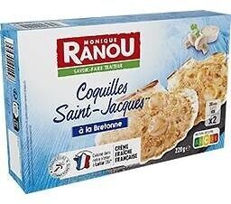 2 coquilles à la bretonne 220g