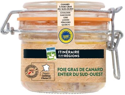 Fdr - foie gras de canard entier igp sud-ouest - bocal weck - 180g