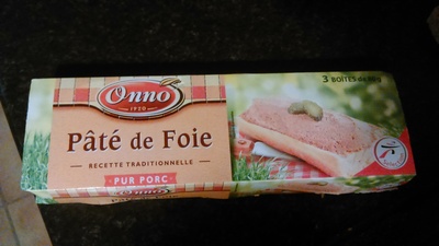 pâté de foie pur porc 1/10 x3