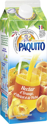 Nectar d'orange d'abricot et de pêche