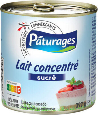 Lait concentré sucré