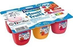 Mousse au FF aux fruits 6x74g - P'tits Prods