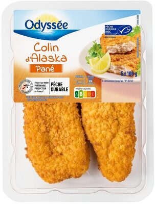 Pané au colin d'Alaska x5 - MSC - 500g
