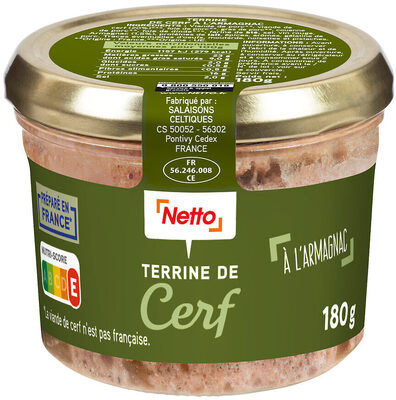 VERRINE Terrine de cerf à l'Armagnac