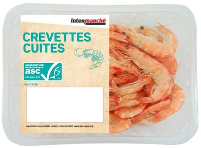 Crevettes cuites 80/100 500g
