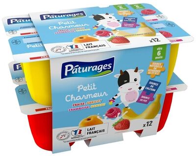Fromage frais aux fruits 12x50g Petit Charmeur