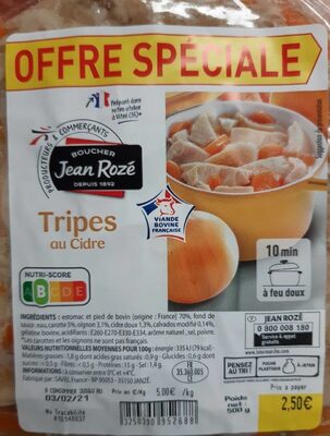 Tripes au cidre